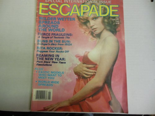 Escapade Busty Adult Magazine "Pattsy Scranami" "Annie Sprinkle" Vol.27 No.1 1983