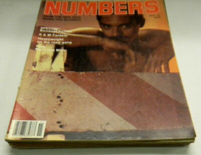 Numbers Gay Adult Magazine S & M Fantasy November 1981 vg 040714lm-ep