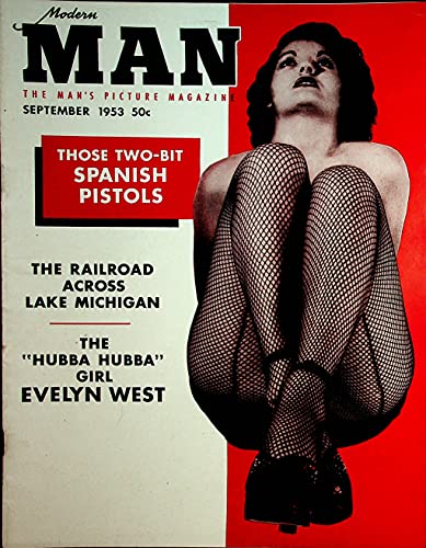Modern Man Magazine The "Hubba Hubba" Girl Evelyn West September 1953