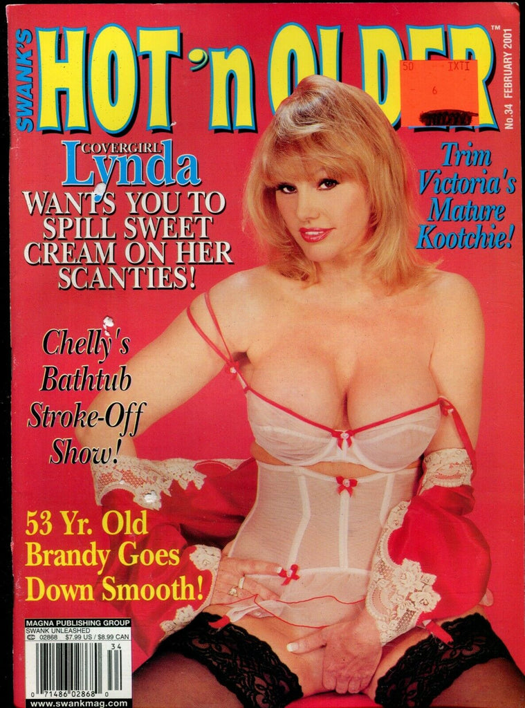 Hot 'n Older Magazine Covergirl Lynda February 2001 010120lm-ep