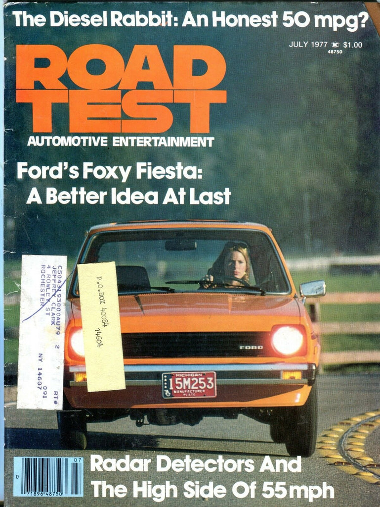 Road Test Magazine July 1977 Ford's Foxy Fiesta VG 082716jhe