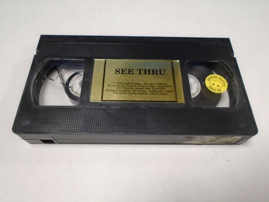 See Thru 1992 Legend Video Adult VHS 041519AMP