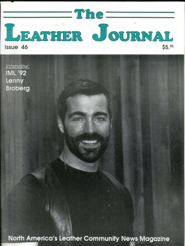 The Leather Journal Gay Magazine Lenny Broberg #46 1993 112618lm-ep