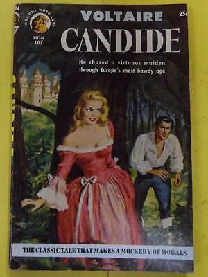 Candide Adult Novel by Voltaire 1952 Lion Book 071613lm-epa3