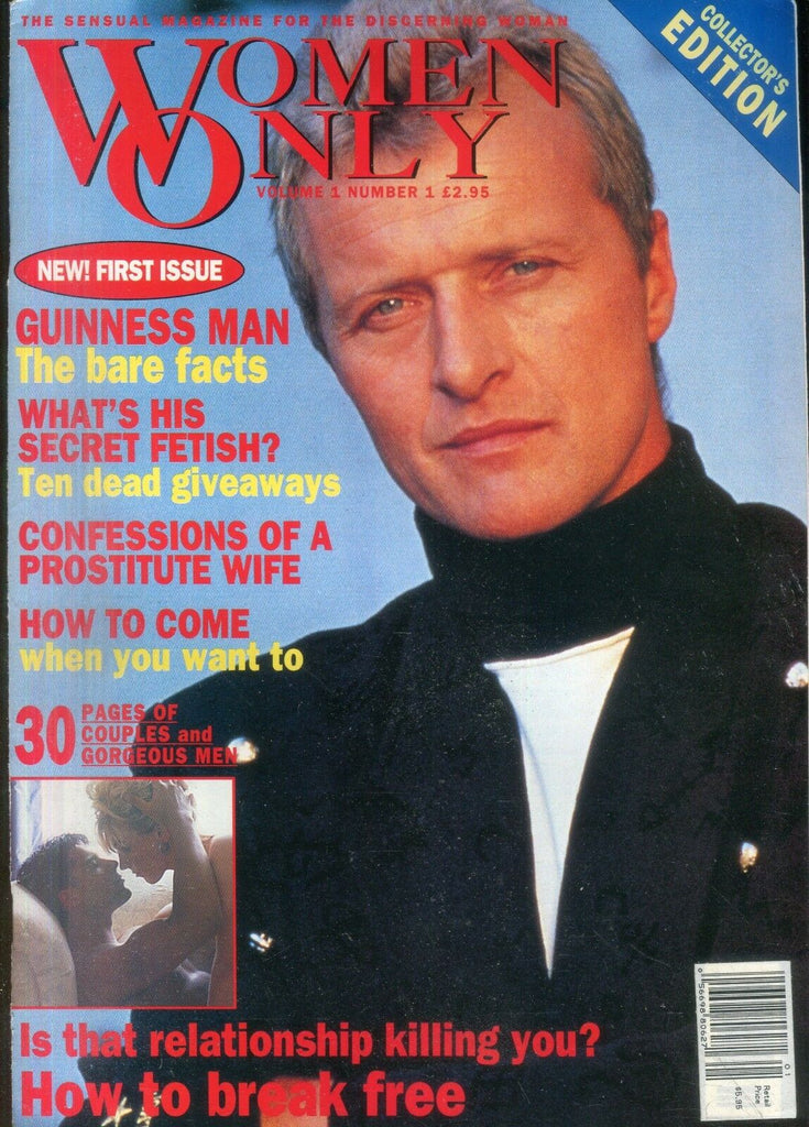 Women Only Magazine Guinness Man 1st Issue 1992 Collectors 011519lm-ep2