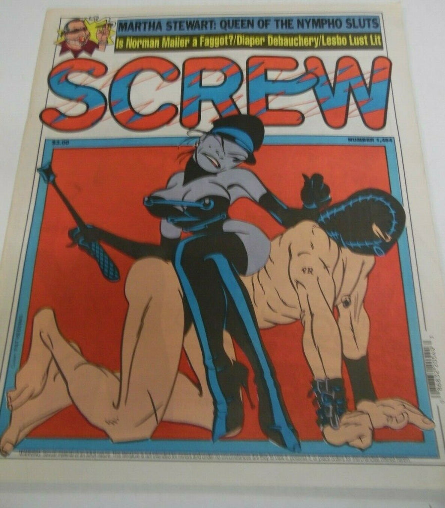 Screw Screw Newspaper Martha Stewart Queen Of Sluts #1484 August 1997 121419lm-ep2