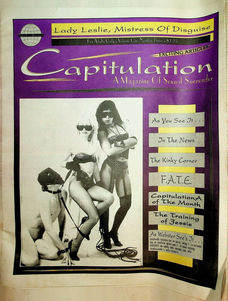 Capitulation Fetish Newspaper Lady Leslie vol.1 #3 1992 022520lm-ep
