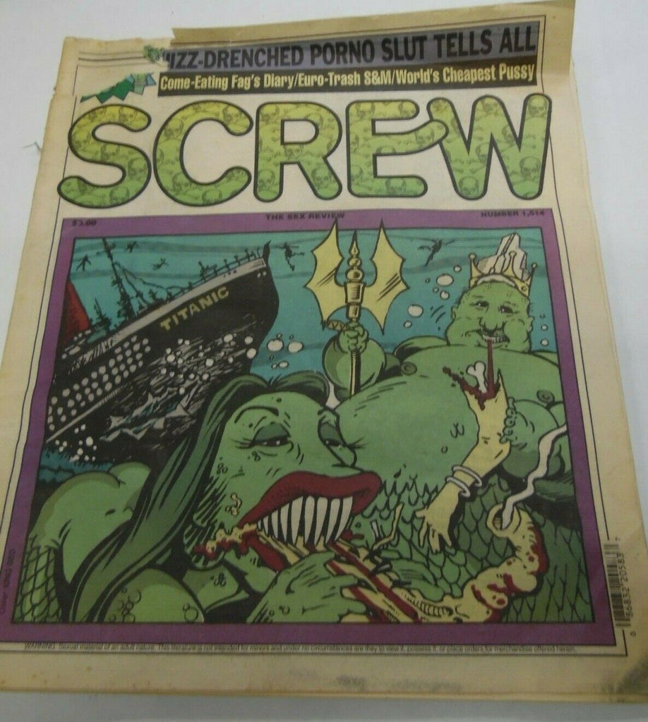 Screw Newspaper Dyanna Lauren #1514 March 9, 1998 122419lm-ep