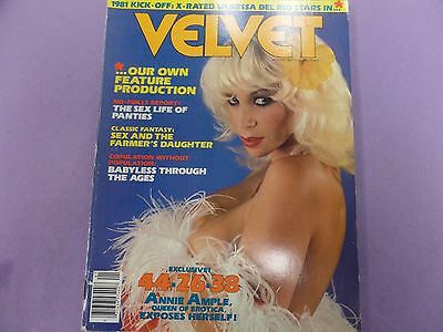 Velvet Busty Adult Magazine Annie Ample/Vanessa Del Rio 1981 041616lm-ep