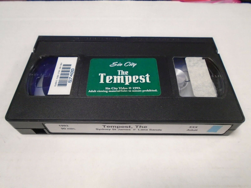 The Tempest 1993 90mins Sydney St James Lana Sands Adult VHS 051019AMP