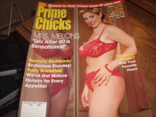 Prime Chicks Adult Magazine July 2004 Mrs. Melons