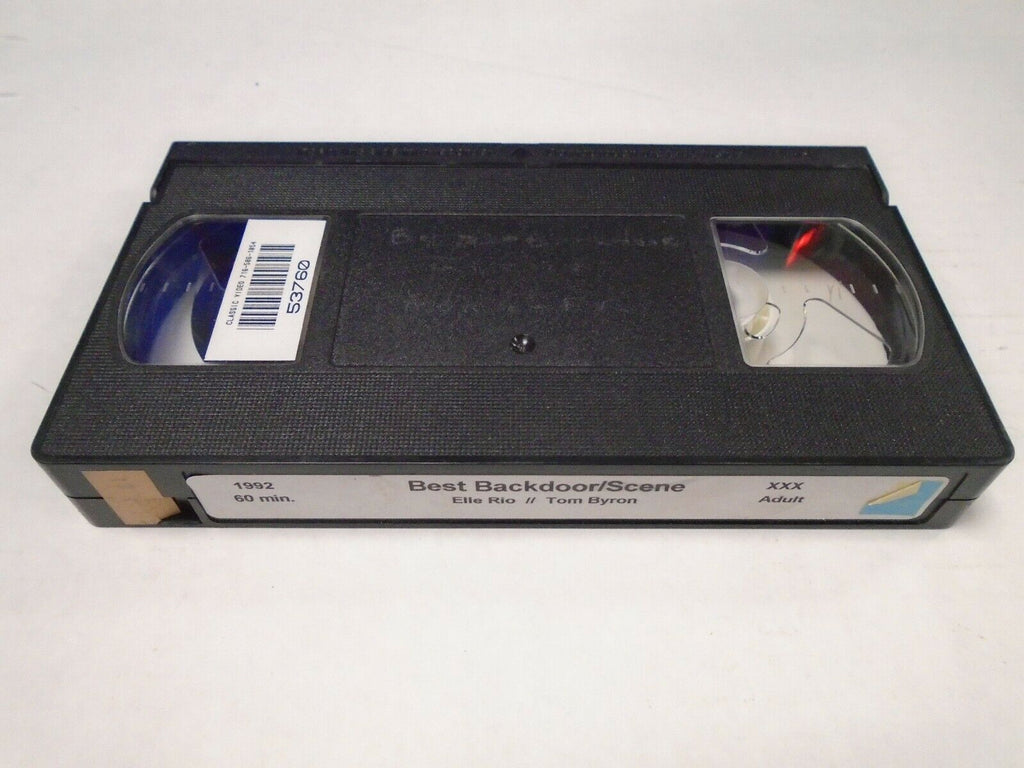 Best Backdoor Scene Elle Rio Tom Byron 1992 60mins Adult VHS 022019AMP