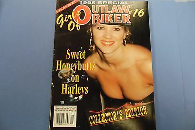Girls Of Outlaw Biker Magazine Sweet Honeybuttz #16 1995 061616lm-ep