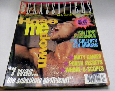 Classifieds Gay Adult Magazine Hose Me Down #4 November 1992 040714lm-ep