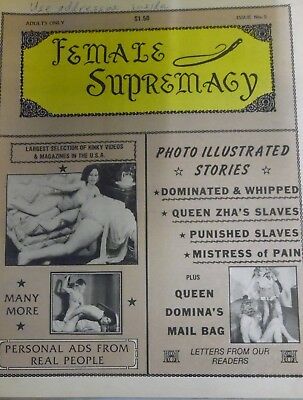 Female Supremacy Fetish Newspaper Mistress Of Pain #5 1984 052118lm-ep