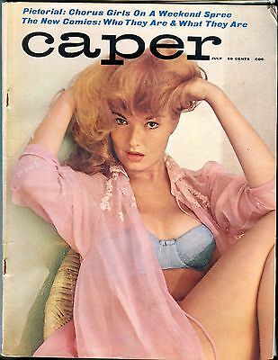 Caper Busty Magazine Center Spread Arlene July 1962 100213lm-epa