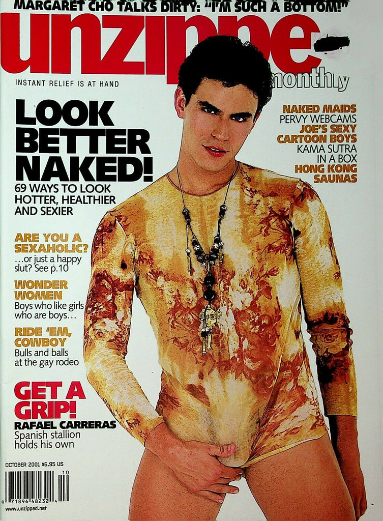 Unzipped Gay Magazine Rafael Carreras October 2001 101720lm-ep