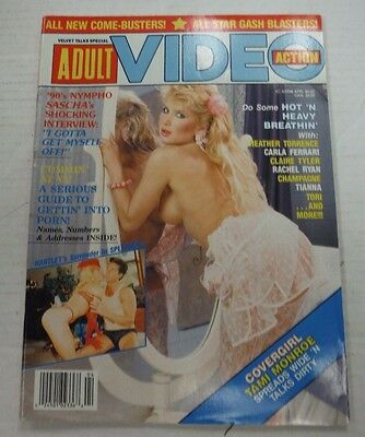 Adult Video Action Magazine Tami Monroe April 1990 100215lm-ep