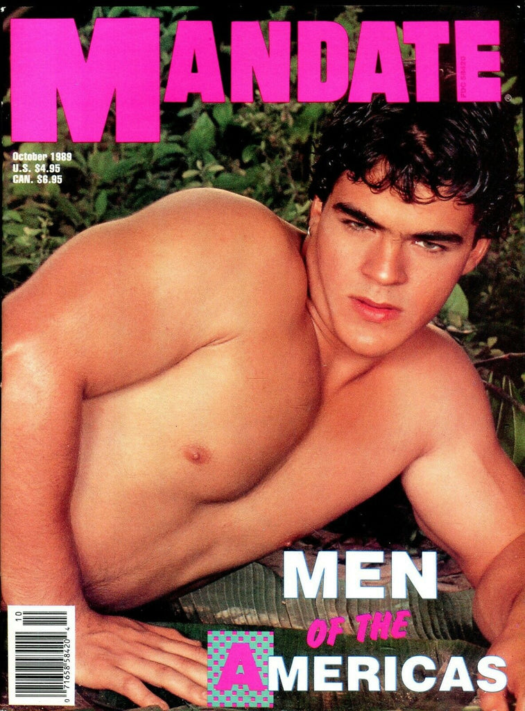 Mandate Gay Magazine Men Of The Americas October 1989 101419lm-ep