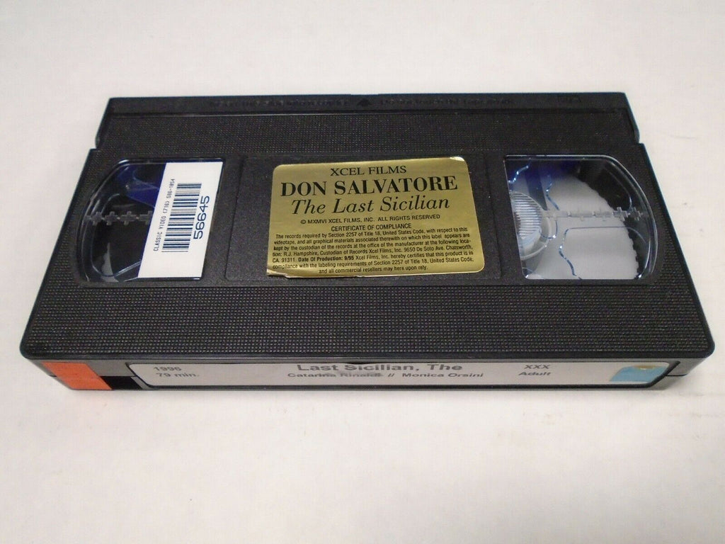 The Last Sicilian Catarina Rinaldi Monica Orsini 1996 79mins Adult VHS 032819AMP