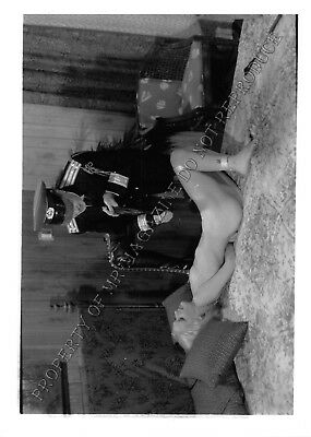 Adult Vintage B&W Photo 5x7 HOM Bondage Beautiful Blonde Bound Dominated 43VL