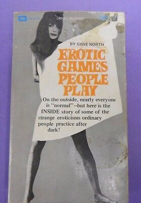 Erotic Games People Play Adult Novel by Gene North 1970 030213lm-epa