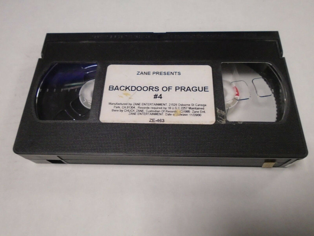 Backdoors of Prague #4 Zane Ent 2000 Adult VHS 032119AMP3