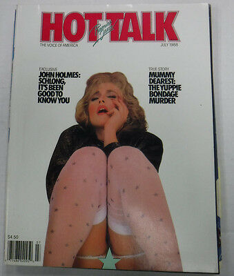 Hot Talk Adult Magazine John Holmes July 1988 Premiere Issue 090915lm-ep