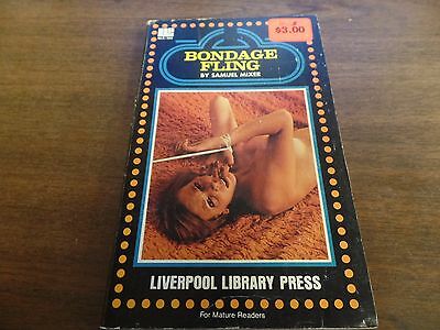 Bondage Fling Samuel Mixer 1977 189pgs Erotic Novel 121815amp