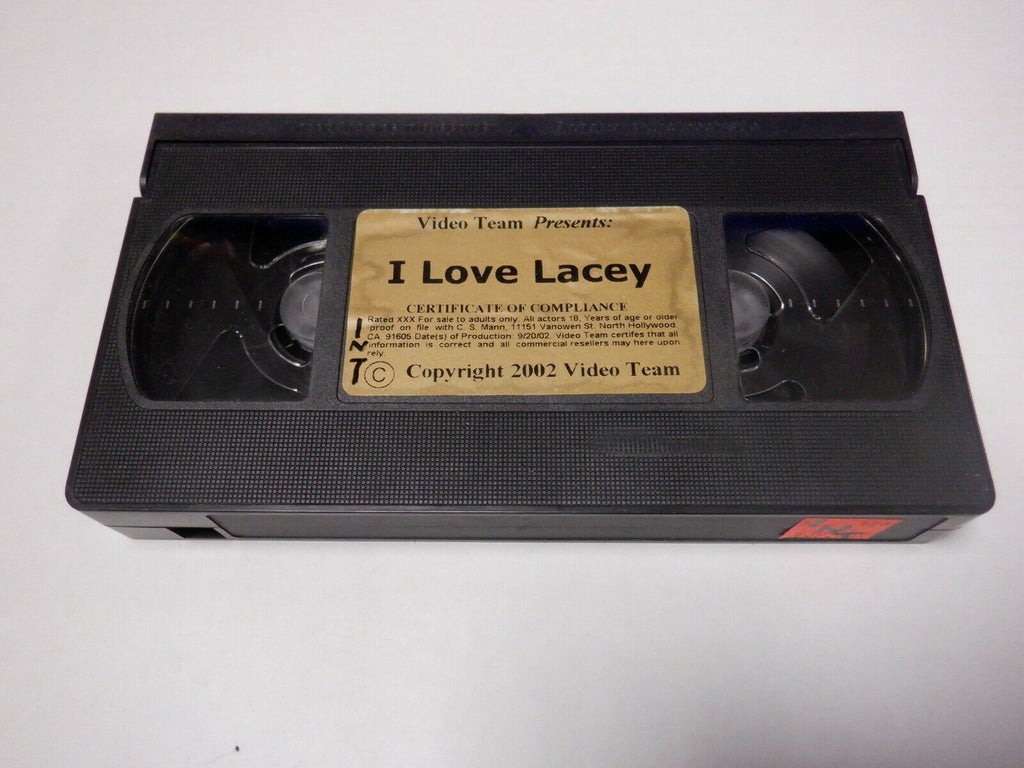I Love Lacey 2002 Video Team Adult VHS 123019AMP