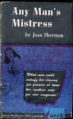 Any Man's Mistress Adult Novel by Joan Sherman 1950 1st Print 032718lm-ep2