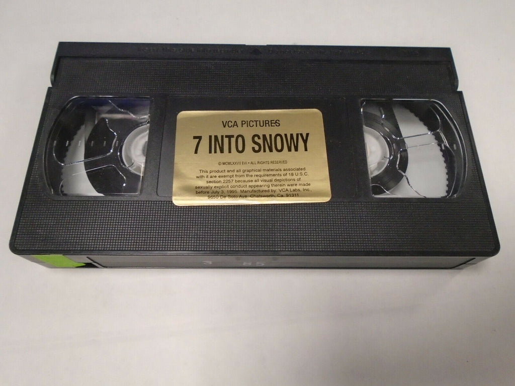 7 Into Snowy VCA Pictures 1995 Adult VHS 070419AMP