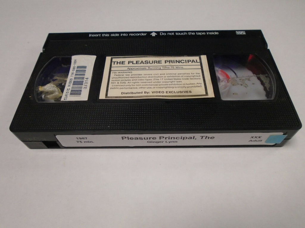 The Pleasure Principal Ginger Lynn 1987 75mins Adult VHS 022119AMP2