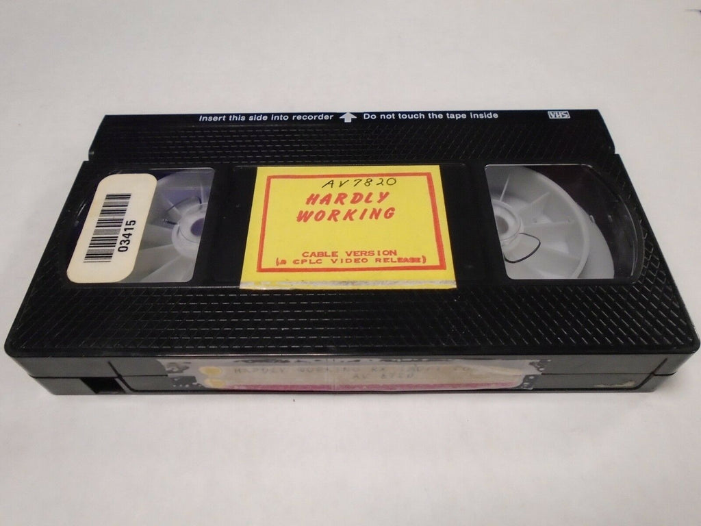 Hardly Working Softcore Cable Version Adult VHS 011019AMP
