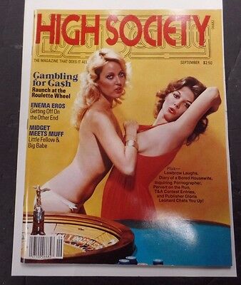 High Society Adult Magazine Gambling For Gash September 1978 122915lm-ep