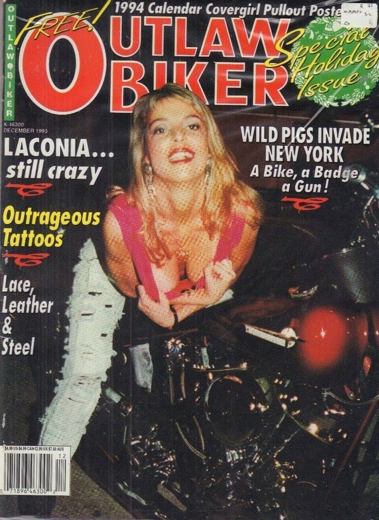 Outlaw Biker Adult Magazine Laconia Still Crazy December 1993 051618REP