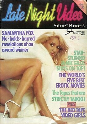 Late Night Video Magazine Samantha Fox/Kitten Natividad vol.2 #3 122817lm-ep