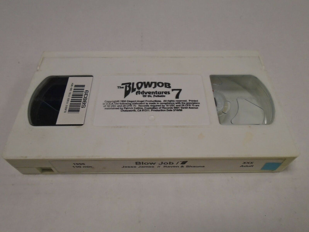 The Blowjob Adventures of Dr Fellatio 7 Jesse James 1998 Adult VHS 031819AMP2