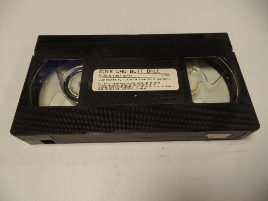 Guys Who Butt Ball 28mins Leisure Time Ent Adult VHS 051719AMP