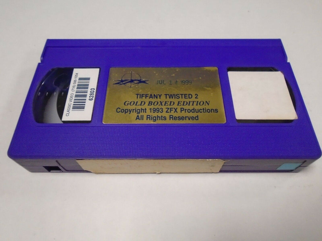 Tiffany Twisted 2 Gold Boxed Editions 1993 Tiffany Mynx Adult VHS 050919AMP2