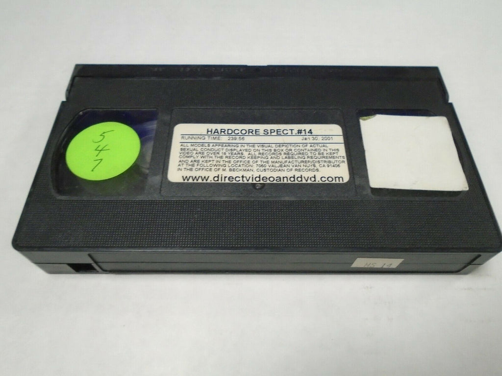 Hardcore Spectacular #14 Direct Video 2001 239mins Adult VHS 041819AMP2