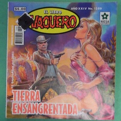 VAQUERO- TIERRA ENSANGRENTADA Spanish Comic Novel #1259 070617lm-ep2