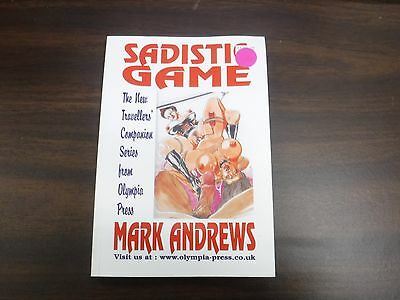 Sadistic Game by Mark Andrews Adult Novel Olympia Press 092915tjp