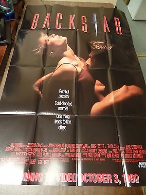 Backstab Adult Erotic Thriller 1990 27x40" Doubleside Original Poster 120215ame