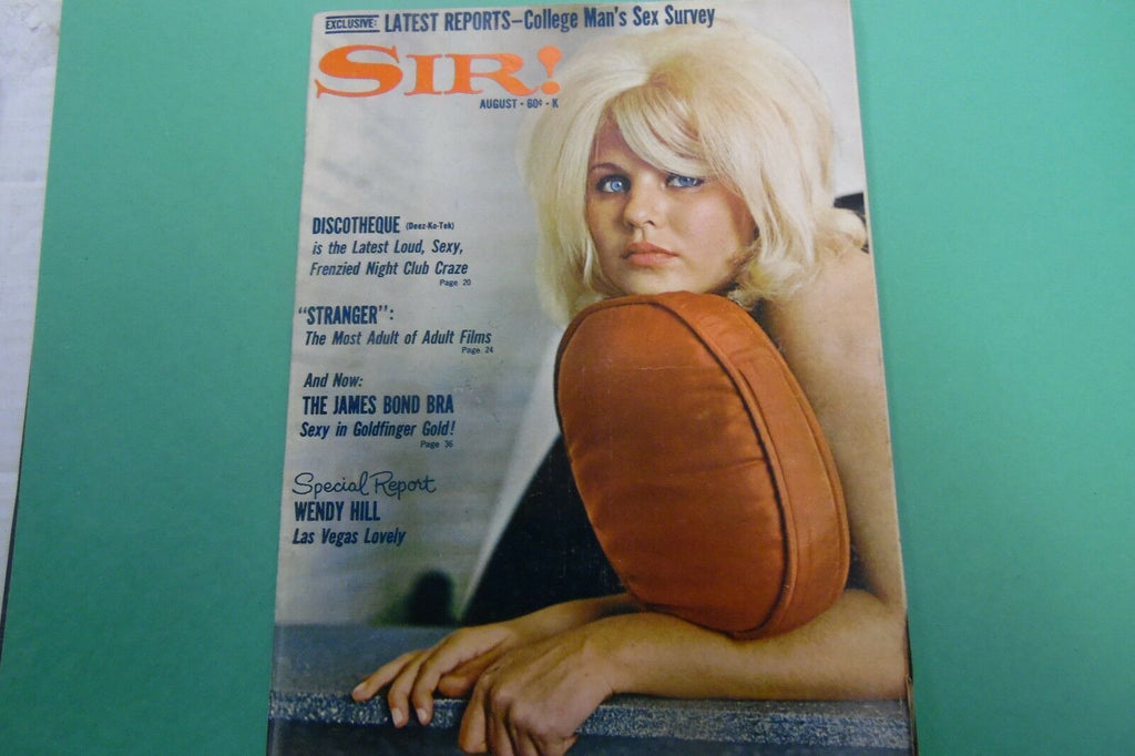 Sir Busty Magazine Wendy Hill August 1965 101416lm-ep