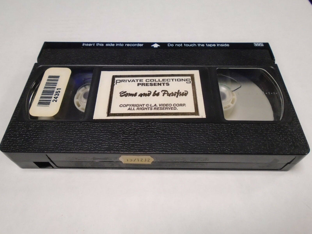 Come and Be Purified Private Collections Vintage Adult VHS 011119AMP