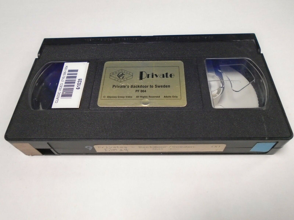 Private's Backdoor to Sweden #4 Vintage Adult VHS 022119AMP2