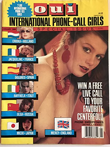 Oui Adult Magazine International Phone-Call Girls Special Issue