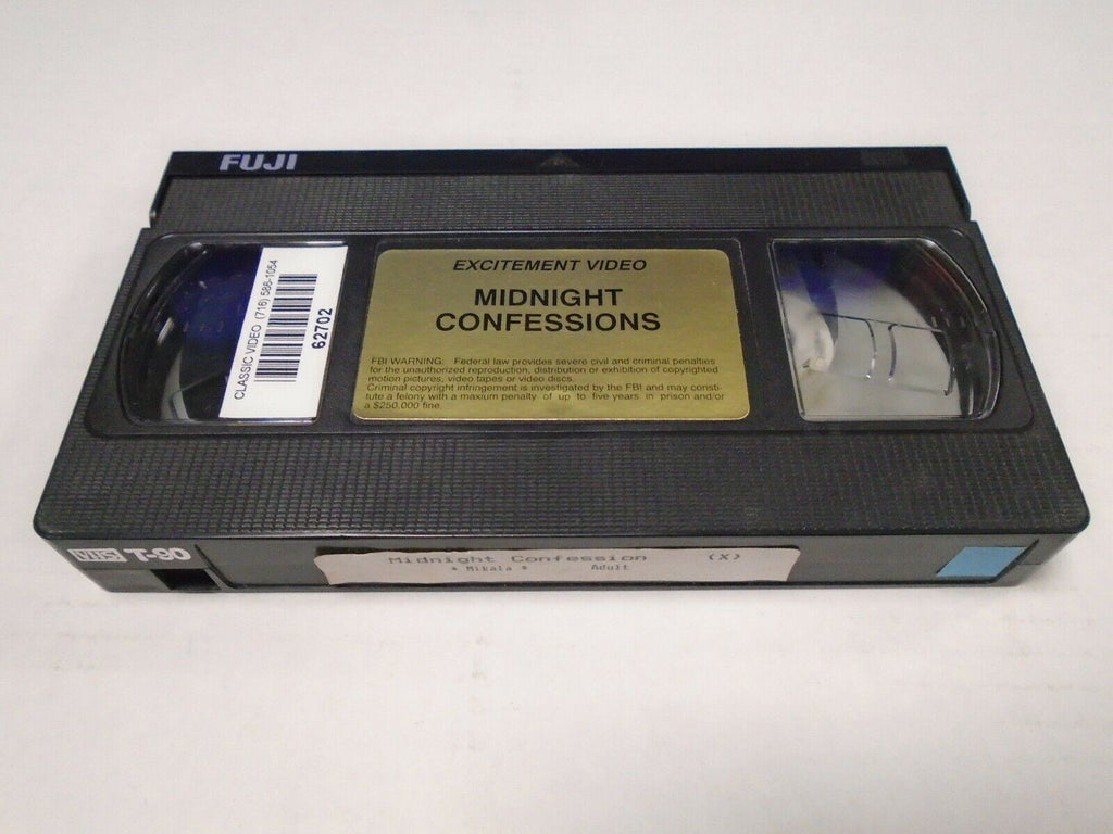 Midnight Confessions Mikala Excitement Video Adult VHS 022519AMP