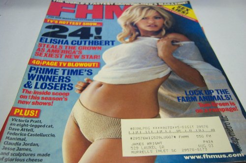Fhm Busty Adult Magazine "Elisha Cuthbert Sexiest New Star!" October 2002